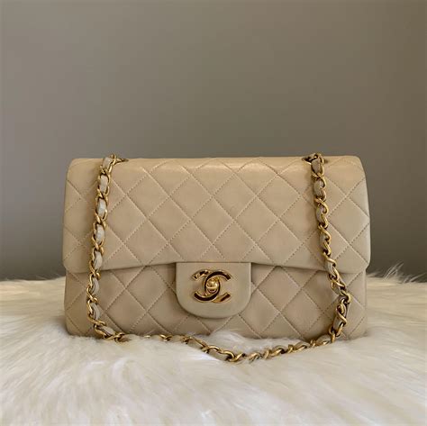 chanel classic flap gold|Chanel classic flap small price.